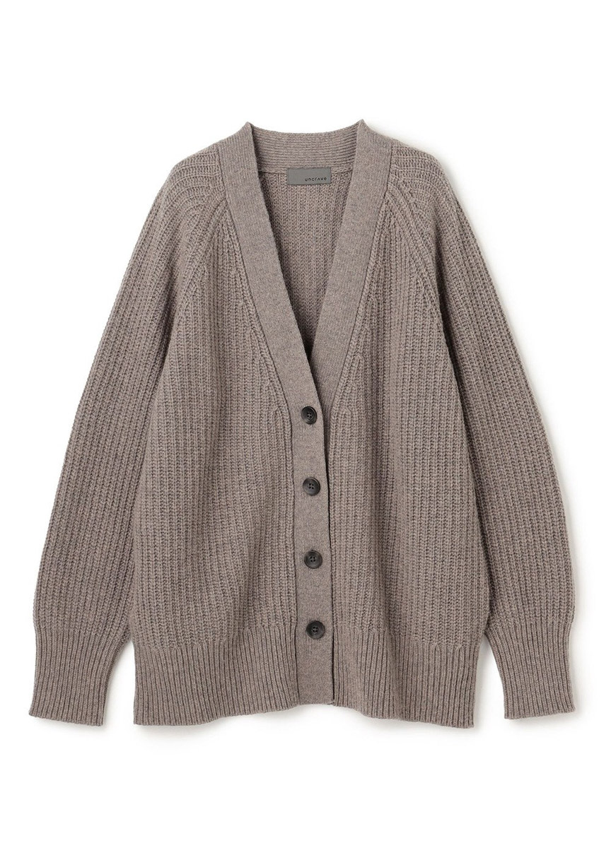 織紋長版開襟外套